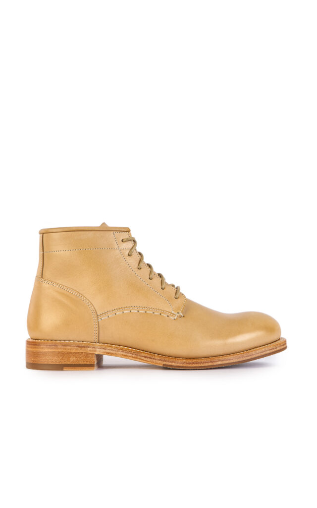 Vegetable tanned Natural Leather Classic Boots by Butts and Shoulders